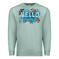 Seafoam hello winter Premium Sweatshirt - RanaPortraitStore