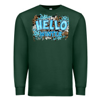 Sports Green hello winter Premium Sweatshirt - RanaPortraitStore