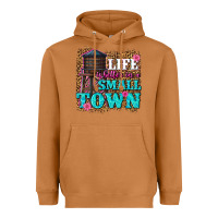 Meerkat life is better in a small town Heavyweight Hoodie - texasbilliewilder