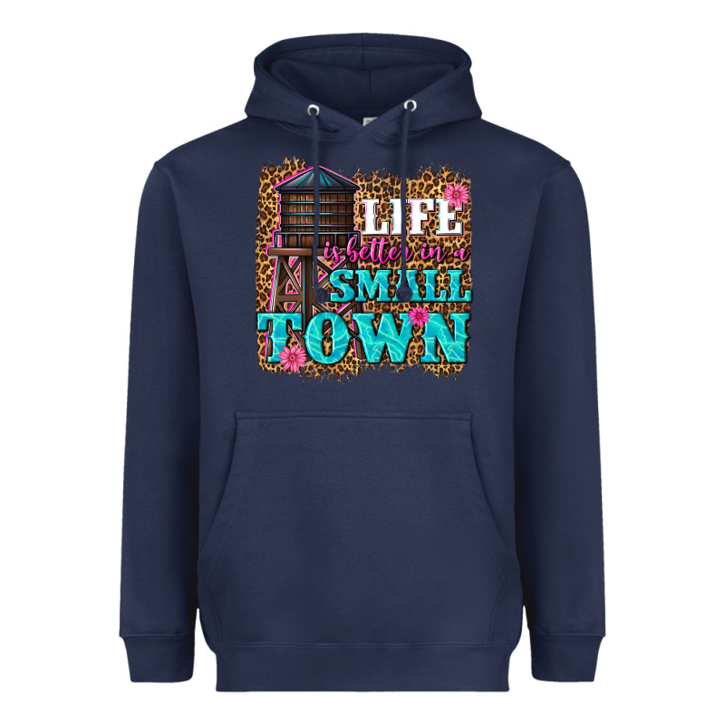 Life Is Better In A Small Town Heavyweight Hoodie by texasbilliewilder | Teevron