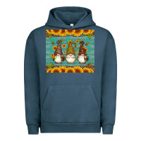 Pigment Midnight Navy coffee gnomes Urban Hoodie - Artiststas
