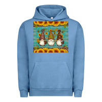 Pigment Pebble Blue coffee gnomes Urban Hoodie - Artiststas