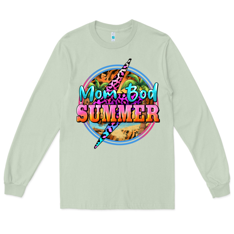 Mom Bod Summer Long Sleeve Tee by BarkalooDesign | Teevron