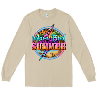 Mushroom mom bod summer Long Sleeve Tee - BarkalooDesign