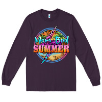 Plum mom bod summer Long Sleeve Tee - BarkalooDesign