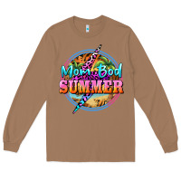 Toasted Coconut mom bod summer Long Sleeve Tee - BarkalooDesign