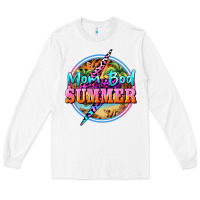 White mom bod summer Long Sleeve Tee - BarkalooDesign