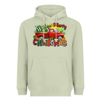 Matcha merry christmas truck Heavyweight Hoodie - Zillion Design Studio