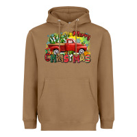 Toasted Coconut merry christmas truck Heavyweight Hoodie - Zillion Design Studio