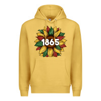 Antique Gold juneteenth 1865 sunflower Premium Hoodie - Artiststas