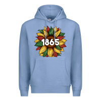 Colony Blue juneteenth 1865 sunflower Premium Hoodie - Artiststas