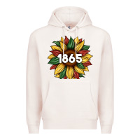 Pale Pink juneteenth 1865 sunflower Premium Hoodie - Artiststas