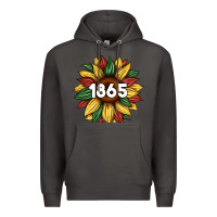 Smoke juneteenth 1865 sunflower Premium Hoodie - Artiststas