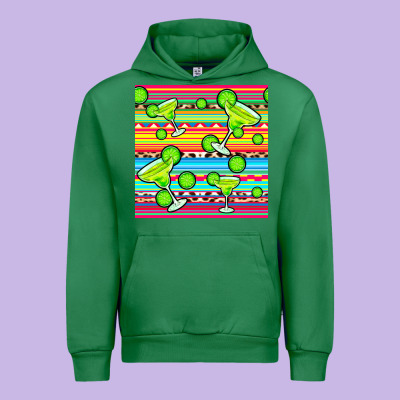 Margarita Serape Seamless Pattern Urban Hoodie Designed By Bundleandbundleshop