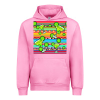 Fuchsia Pink margarita serape seamless pattern Urban Hoodie - BundleAndBundleShop