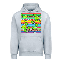 Heather Grey margarita serape seamless pattern Urban Hoodie - BundleAndBundleShop