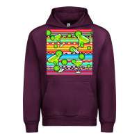 Mauve Wine margarita serape seamless pattern Urban Hoodie - BundleAndBundleShop