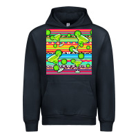 Navy margarita serape seamless pattern Urban Hoodie - BundleAndBundleShop