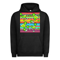 Pigment Black margarita serape seamless pattern Urban Hoodie - BundleAndBundleShop