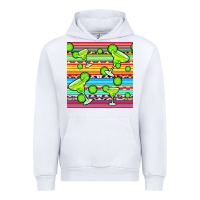 White margarita serape seamless pattern Urban Hoodie - BundleAndBundleShop