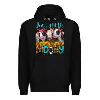 Black just a little moody heifers Premium Hoodie - Jasminsmagicworld