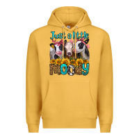 Mustard just a little moody heifers Premium Hoodie - Jasminsmagicworld