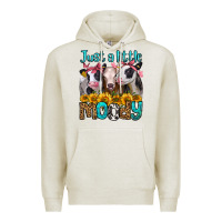 Oatmeal Heather just a little moody heifers Premium Hoodie - Jasminsmagicworld