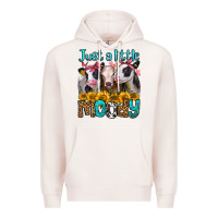 Pale Pink just a little moody heifers Premium Hoodie - Jasminsmagicworld