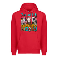 Red just a little moody heifers Premium Hoodie - Jasminsmagicworld