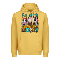 Antique Gold just a little moody heifers Premium Hoodie - Jasminsmagicworld