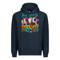 Navy just a little moody heifers Premium Hoodie - Jasminsmagicworld