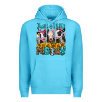 Ocean Blue just a little moody heifers Premium Hoodie - Jasminsmagicworld