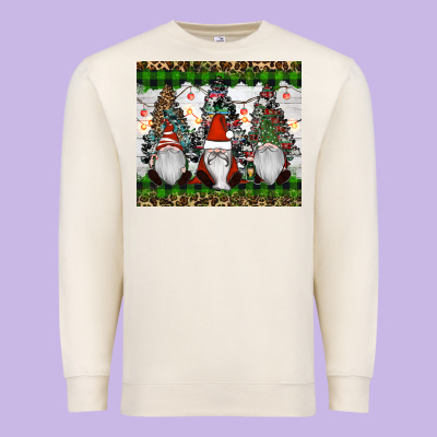 Gnomes Christmas Premium Sweatshirt Designed By Ranaportraitstore