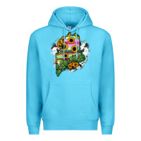 Ocean Blue maine Premium Hoodie - RanaPortraitStore