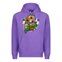 Purple maine Premium Hoodie - RanaPortraitStore