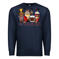 Navy tis' the season american football coffee cups Premium Sweatshirt - Zillion Design Studio