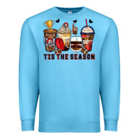 Ocean Blue tis' the season american football coffee cups Premium Sweatshirt - Zillion Design Studio