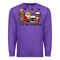 Purple tis' the season american football coffee cups Premium Sweatshirt - Zillion Design Studio