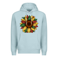 Blue Mist juneteenth sunflower Premium Hoodie - Artiststas