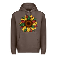 Coffee juneteenth sunflower Premium Hoodie - Artiststas