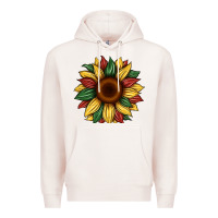 Pale Pink juneteenth sunflower Premium Hoodie - Artiststas