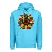 Ocean Blue juneteenth sunflower Premium Hoodie - Artiststas