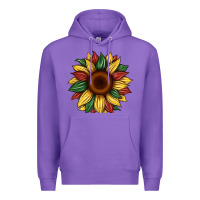 Purple juneteenth sunflower Premium Hoodie - Artiststas