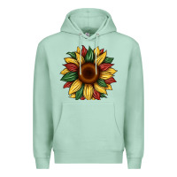 Seafoam juneteenth sunflower Premium Hoodie - Artiststas