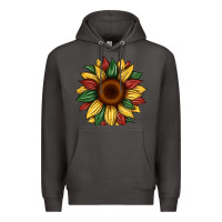 Smoke juneteenth sunflower Premium Hoodie - Artiststas