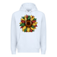 White juneteenth sunflower Premium Hoodie - Artiststas