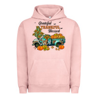 Pigment Salmon grateful thankful blessed Urban Hoodie - JahusDesignShop