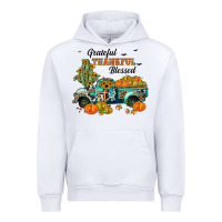 White grateful thankful blessed Urban Hoodie - JahusDesignShop