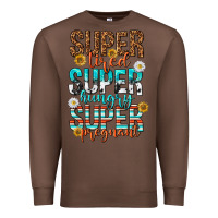Chestnut super tired super hungry super pregnant Premium Sweatshirt - texasbilliewilder