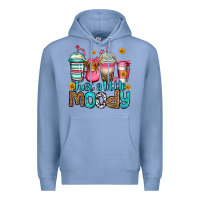 Colony Blue just a little moody coffee cups Premium Hoodie - Jasminsmagicworld